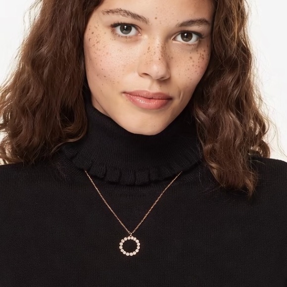 Kate Spade Rose Gold Full Circle Pendant Necklace - Picture 3 of 5